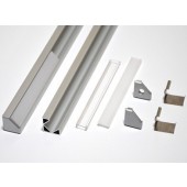 1 Meter Aluminum Channel L Shaped Mounted Profile For LED Strips