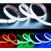 24V DC Cuttable 10mm Dotless COB RGB Seamless Flexible LED Strip