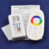2.4G Touching Screen LED RGBW Controller RF Remote Control System