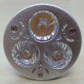 3W MR16 LED Spotlight Lamp 3-LEDs White/Warm White Light Bulb