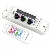 Bincolor BC-350RF Rotary Remote Control DC 12-24V 3CH Display Led Controller