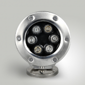 DC12V LED 6W Underwater Light 6-LEDs Fountain DownLights