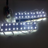 12V 4 LEDs SMD 5050 White Light Waterproof LED Module