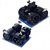 XLR5-XLR3 DMX512 Relays Connector