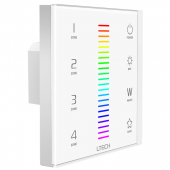 Ltech EX8 RGBW 4 Zones Touch Panel Led Wall Mounted Controller
