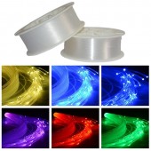 3.0mm Diameter PMMA LED Fiber Optic Cable End Glow For Decoration Lighting 150 meters