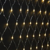 Christmas Decoration Warm White LED Net Light 1.5m*1.5m 96LEDs