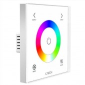 RF+Touch Panel Ltech E4S RGBW Wall Mounted LED Controller