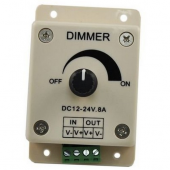 Single Color LED Dimmer Brightness Adjustable Controller DC12V 24V