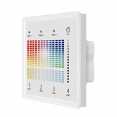 TD5-4S Skydance 4 zone RGB+CCT Wall Mounted Touch DALI Panel Led Controller