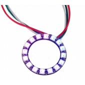 2Pcs Ws2812b 16Leds Pixel Ring Addressable Ring Modules DC5V RGB